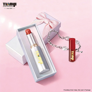 Boîte rigide de luxe personnalisée avec couvercle et base, ruban et insert en mousse EVA pour emballage de parfum, gloss à lèvres ou maquillage 30 ml - Product Image 1