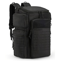 Sac à dos tactique 50L, sac à dos MOLLE de grande capacité, sac de randonnée multi-poches avec compartiment pour ordinateur portable pour le camping en plein air et les voyages