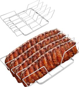 Stainless Steel Eco-Friendly Minimalist Outdoor Baking Steak Rack <b>BBQ</b> Net Rack Courtyard <b>Tools</b> Portable Durable Camping - Product Image 1