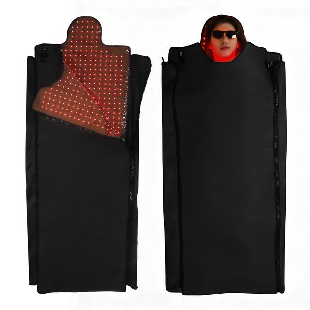 Red Light Therapy Mat 2560pcs LED Beads 660nm 850nm Near-Infrared Blanket for Full Body for Whole Body Pain Relief