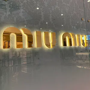 Ezd вывеска винного магазина 3D вывеска Наружный свет алюминиевые светодиодные вывески золотые буквы загораются на заказ вывеска буква канала