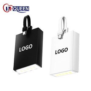 Batterie externe portable mini 3000 mAh avec logo personnalisé, sortie 10 W, lampe intégrée pour usage extérieur - Product Image 1