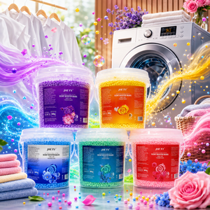 Perle <span class=keywords><strong>Profumate</strong></span> <span class=keywords><strong>per</strong></span> Bucato, Ammorbidente Solido in Perle, Booster di Profumo <span class=keywords><strong>per</strong></span> <span class=keywords><strong>Lavatrice</strong></span> 800g, Colore Personalizzato OEM ODM Fresco - Product Image 1