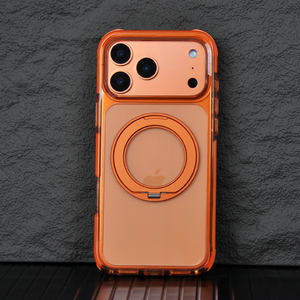 Nieuwe release 360 graden draaibare kristallen magnetische zuignap beschermhoes voor iPhone 17 Pro Max - Product Image 2