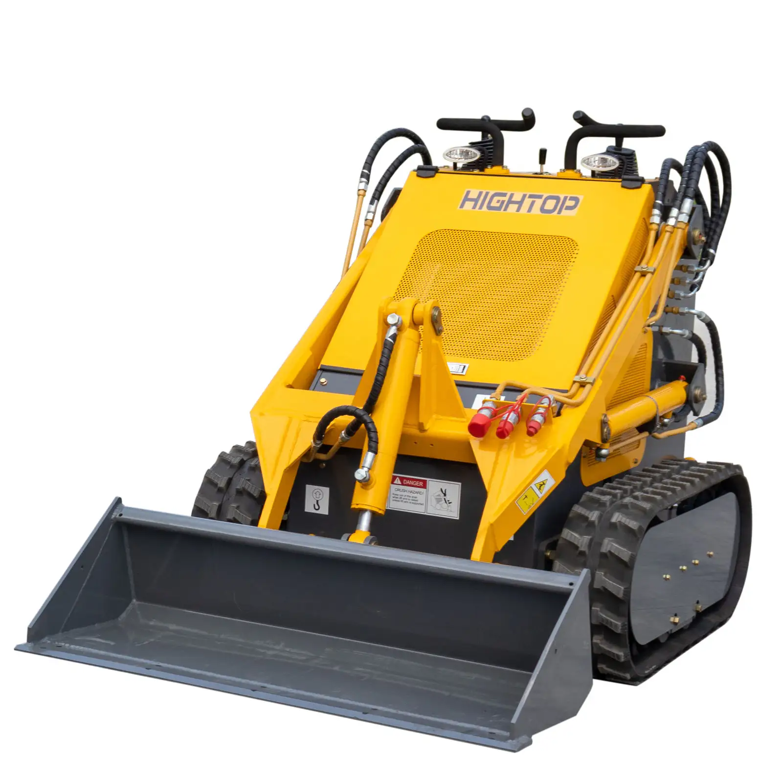 HT430 890kg mini carregador rastreador diesel barato mini skid steer loader para vendas