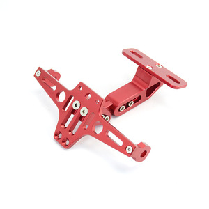 Adjustable Colored Motorcycle Modified License Plate Frame Aluminum Alloy <b>Bracket</b> - Product Image 2
