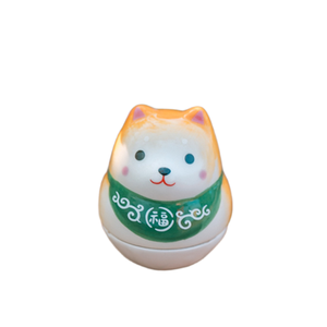 Tumbler Ceramic Daruma Crafts Cartoon Lucky Dog Fortune <b>Ornament</b> Landscape Home Decor Gifts Figurine Decorations - Product Image 4