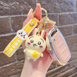 Wholesale Chiikawa Usaqi Hachi Kawaii Doll Series Cartoon Anime Keychain <strong>Cute</strong> <strong>Keyring</strong> Gift Usagi Character Anime Key Holder - Product Image 4