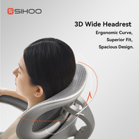 Chaise de bureau SIHOO C300 Lite V2, chaise confortable, siège de bureau pivotant de luxe, entièrement en mesh, chaise de bureau ergonomique de haute qualité