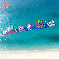 Parc aquatique gonflable en PVC durable, personnalisé, pour usage commercial, grand centre de jeux aquatiques extérieur pour enfants et adultes, idéal pour l'été