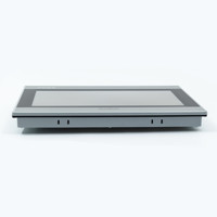 Dispositivo de Automatización Industrial con Pantalla Táctil HMI MCGS, Carcasa de Aluminio y Resolución de 1024x600