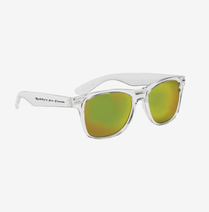 Lunettes de soleil miroir cristallines avec logo personnalisé, cadeaux promotionnels, vente en gros, luxe, OEM, personnalisées - Product Image 3