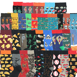 Calcetines Divertidos Personalizados con Logotipo para Hombre y Mujer, Calcetines Coloridos, Geniales, Novedosos y Lindos, Calcetines Casuales con Diseños de Comida, Animales y Espacio - Product Image 6