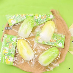 ของเล่นบีบผักกาดจีนแบบนุ่มเหมือนจริง บรรเทาความเครียด ของขวัญสำหรับเด็กและผู้ใหญ่ ช่วงวันทำงานหนัก ช่วงเวลาผ่อนคลาย ของเล่นขายส่ง - Product Image 1