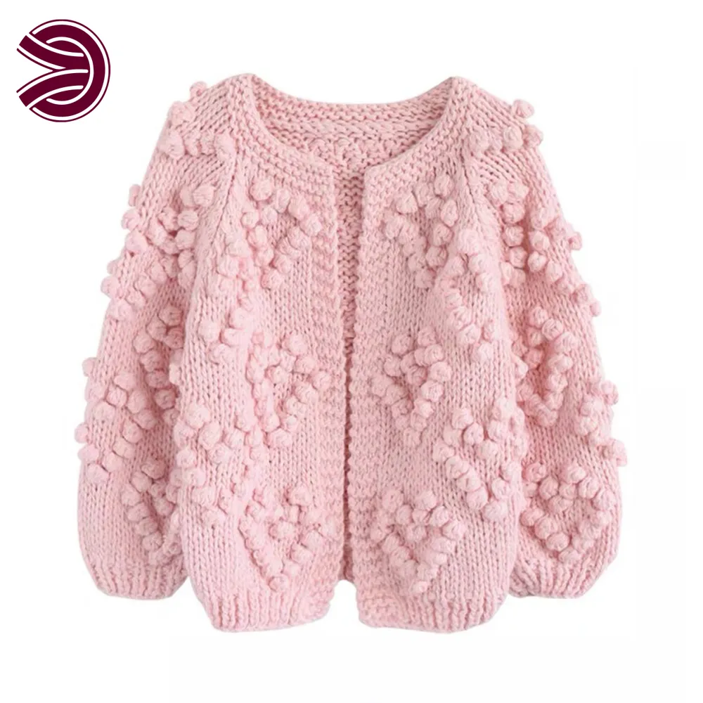 Manteau pour enfants et adultes, tricoté à manches longues, Crochet, fait à la main, de haute qualité, automne et hiver, meilleure vente 2020