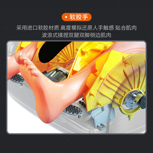 Leg <b>Massager</b> Calf Muscle Roller Foot Therapy <b>Machine</b> USB Rechargeable Black And Gold - Product Image 5