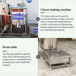 Máquina Automatizada para Procesamiento de Queso a Pequeña Escala: Tanque de Leche y Prensa de Queso en Venta - Product Image 4