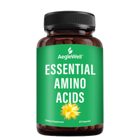 Aeglewell OEM Factory Customized Overall Health Supplement Essential Amino Acids Capsules EAAs Vegan for Athletic Recovery