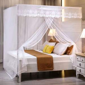 Nuevo diseño de lujo Princess Palace Style King Queen Size Bed Mosquito Net para cama <span class=keywords><strong>doble</strong></span> - Product Image 1