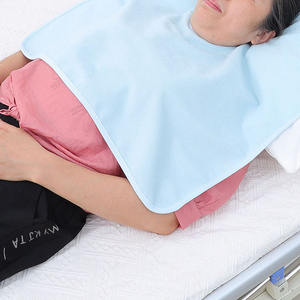 Bavoir adulte Bavoirs adultes Tablier d'alimentation alité pour le patient âgé Bavoirs alimentaires sales - Product Image 1