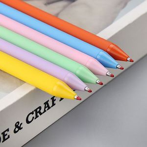 Stylos à bille en gel multicolores bon marché en plastique X615 pour l'école, avec logo personnalisé imprimé sur mesure, rétractables, pour les fournitures de papeterie - Product Image 4