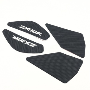 Piezas modificadas para motocicleta, almohadillas de tanque para <span class=keywords><strong>Kawasaki</strong></span> <span class=keywords><strong>ZX10R</strong></span>, color negro, 2011-2019, <span class=keywords><strong>venta</strong></span> directa de fábrica - Product Image 2