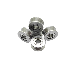 Cuscinetto a Sfera Miniaturizzato con Scanalatura a U e a <span class=keywords><strong>V</strong></span> U624ZZ 624V 624U 623VU 604UZZ in Acciaio al Carbonio Durevole OEM 4x13mm per Puleggia - Product Image 5