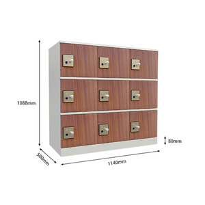 Armoire de distributeur automatique de biscuits Headleader avec casier de verrouillage d'empreintes digitales d'assemblage de panneau <span class=keywords><strong>en</strong></span> métal pour la salle de sport de la bibliothèque scolaire - Product Image 3