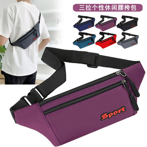 Sport Waist Bag Nylon Waterproof Multi Pocket Running Fanny Pack For Men Women Lightweight Outdoor Travel Use - Product Image 3