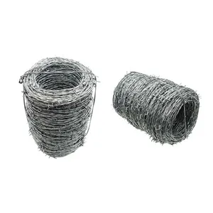 <span class=keywords><strong>ลวดหนาม</strong></span>ชุบสังกะสีมีหนามเคลือบพีวีซี<span class=keywords><strong>ลวดหนาม</strong></span>ชุบสังกะสีแรงบิดแรงดึงสูง - Product Image 3