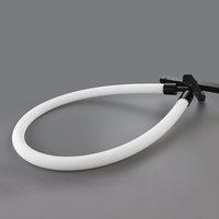 Bande LED néon magnétique ronde en silicone à 360 degrés, flexible, personnalisable, 3000K 4000K 6000K IP67