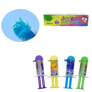 Wholesale needle cylinder jam liquid candy mermelada de frutas liquid candy fruit jam