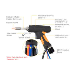 หัวเชื่อมเลเซอร์ไฟเบอร์แบบมือถือ TNN LASER รุ่น SUP21T พร้อมระบบป้อนลวดอัตโนมัติ ตัวควบคุม และระบบเลเซอร์ - Product Image 4
