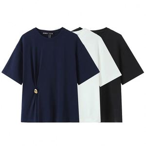 2026 Summer New Women's Casual V-<b>neck</b> Short Sleeved T-shirt Lightweight and Comfortable - Product Image 1