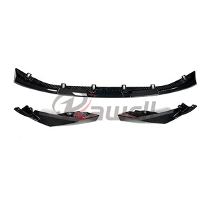 Splitter de pare-chocs avant en fibre de carbone sèche style MP <span class=keywords><strong>G80</strong></span> pour <span class=keywords><strong>BMW</strong></span> Racing Upgrade <span class=keywords><strong>M3</strong></span> M4 <span class=keywords><strong>G80</strong></span> G82 G83 2021+ (3 pièces par ensemble) - Product Image 2