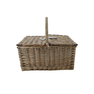 JY nuovo Design in vimini tessuto a mano cestino da Picnic portatile cesto portaoggetti per Picnic all'aperto - Product Image 3