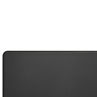 Tapis de souris de jeu en cuir noir XXL, tapis de bureau rectangulaire, grand tapis de souris pour configuration PC