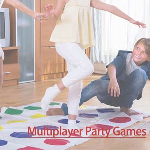 Jeu de société familial amusant Twister, jeux intelligents d'intérieur et d'extérieur, jouets en papier, jeu de torsion du corps, enfants, adultes, sports interactifs de groupe - Product Image 5