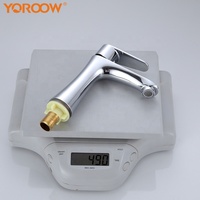 Robinet de lavabo thermostatique à cartouche en laiton monotrou de haute qualité moderne Mitigeur avec matériau en zinc
