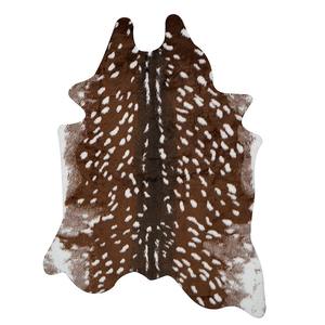 Alfombra Moderna de Pelo Largo de Poliéster Sintético con Diseño de Piel de Ciervo Sika, Hecha a Máquina, Lavable, 110x90cm, para Decoración del Hogar y Dormitorio - Product Image 6