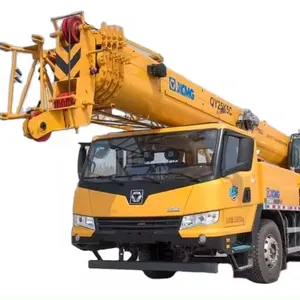 Grúa de camión de pluma telescópica de 25 toneladas de alta calidad con precio de piso usado grúa de camión usada