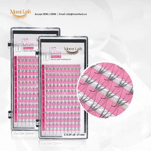 ขนตาปลอมแบบพัด 3 มิติ ทำมือ พร้อม CC สำหรับเพิ่มวอลลุ่มอย่างมีเสน่ห์ - ทำให้การต่อขนตาเป็นเรื่องง่าย - Product Image 4