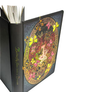 Vente flash : Agenda A5 au design unique, avec estampage à chaud 3D au laser, couverture rigide, carnet de notes, impression offset, papier cartonné - Product Image 3