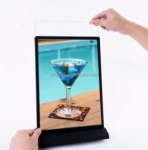 Novedades 2025 trắng/đen hai mặt hộp đèn hiển thị đứng LED Acrylic bìa hình chữ nhật hình dạng 4 kích cỡ Available-A6A5A4 A3 - Product Image 3