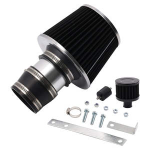 Kit de filtre d'admission d'air froid universel AOSU 3 pouces noir, système d'induction haute performance avec garantie d'un an pour la plupart des voitures - Product Image 2