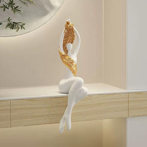 Figura umana astratta creativa scultura <span class=keywords><strong>arte</strong></span> moderna statua per soggiorno di lusso decorazione per la casa centrotavola di <span class=keywords><strong>arte</strong></span> contemporanea pezzo - Product Image 2