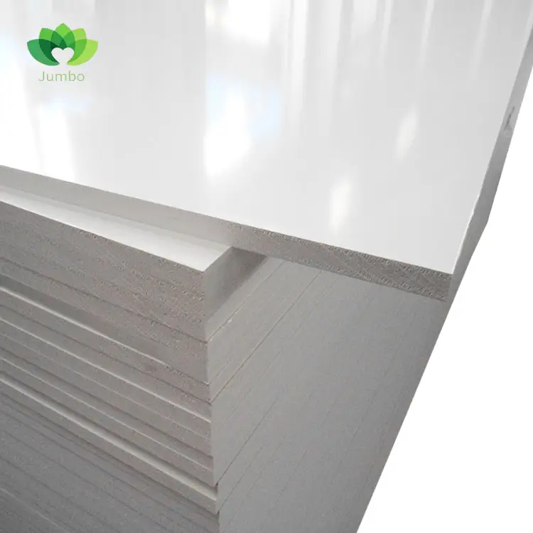 Tablero de espuma de PVC para muebles, hoja de plástico personalizada de 4x8 pies, 3-30mm, color blanco
