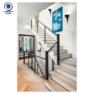 Escalera recta de madera económica Buena calidad Madera maciza Diseño práctico Fácil montaje para propiedades de <span class=keywords><strong>alquiler</strong></span> - Product Image 1