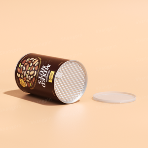 Lon composite hình trụ bằng giấy tráng nhôm, cấp thực phẩm, dùng đựng các loại hạt - Product Image 4