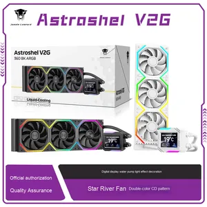 Tản nhiệt nước máy tính <span class=keywords><strong>CPU</strong></span> tích hợp đèn ARGB, màn hình LCD 360/240 V2G Astroshel Jungle Leopard, điều khiển <span class=keywords><strong>PWM</strong></span> - Product Image 5